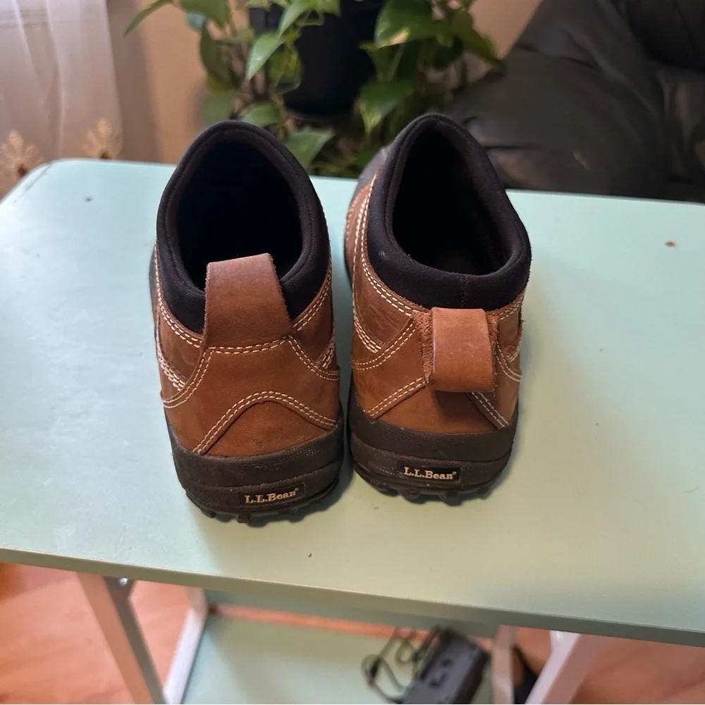 L.L. Bean Storm Chaser 4 Women’s Slip On Boots Brown Black Waterproof Size 8.5 M